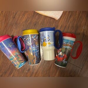 5 Disney world resort  drink mugs